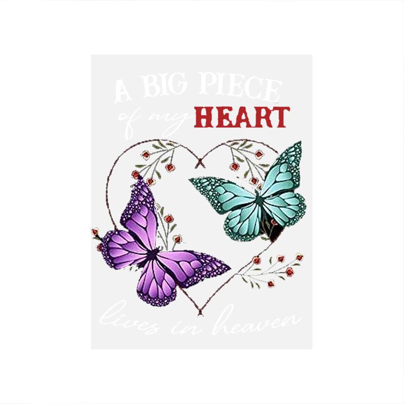Creative Colorful Butterfly Pattern Car Sticker Car Scratch Masking Sticker Motorcycle Sticker PVC Waterproof Sticker