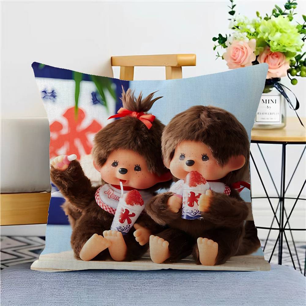Kawai Mmonchhichis Lucky Dragon Pillow Cover Sofa Cushion Cover Home Room Decoration Children Gift