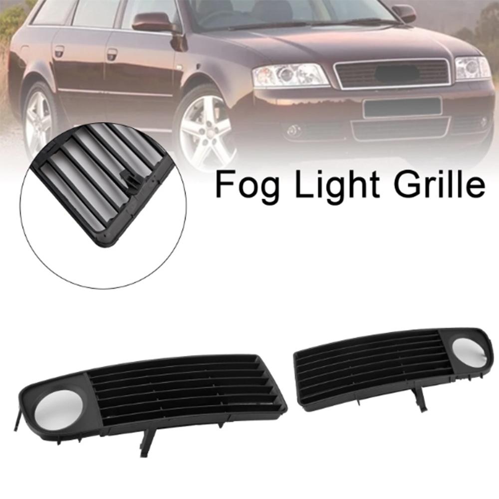 

1 пара 4B0807681S 4B0807682S Передняя нижняя решетка крышки противотуманной фары бампера для