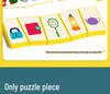 Children's Educational Wooden Puzzle Cards: Develop Cognitive and Logical Thinking with Building Blocks