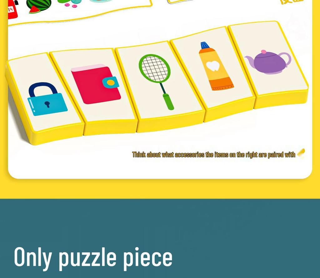 Children's Educational Wooden Puzzle Cards: Develop Cognitive and Logical Thinking with Building Blocks