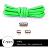 Elastic No Tie Shoelaces Semicircle Shoe Laces For Kids and Adult Sneakers Shoelace Quick Lazy Metal Lock Laces Shoe Strings
