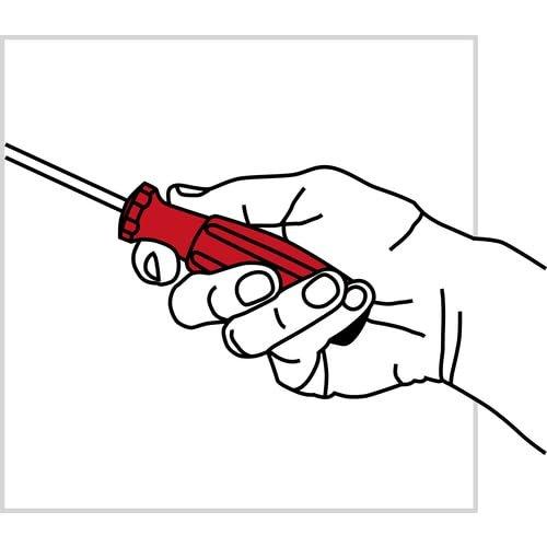PB SWISS TOOLS Крестовая отвертка SwissGrip #2, Общая длина 310 мм, Длина стержня 200 мм, 8190.2-200/7