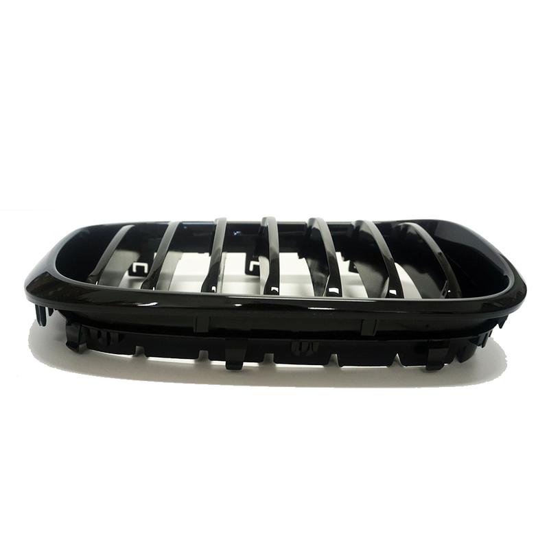 2PCS One Slat Grill Front Kidney Grilles For BMW 3 4 X3 X4 G01 G02 G08 2018- Glossy Matte Black Racing Grills Car Styling