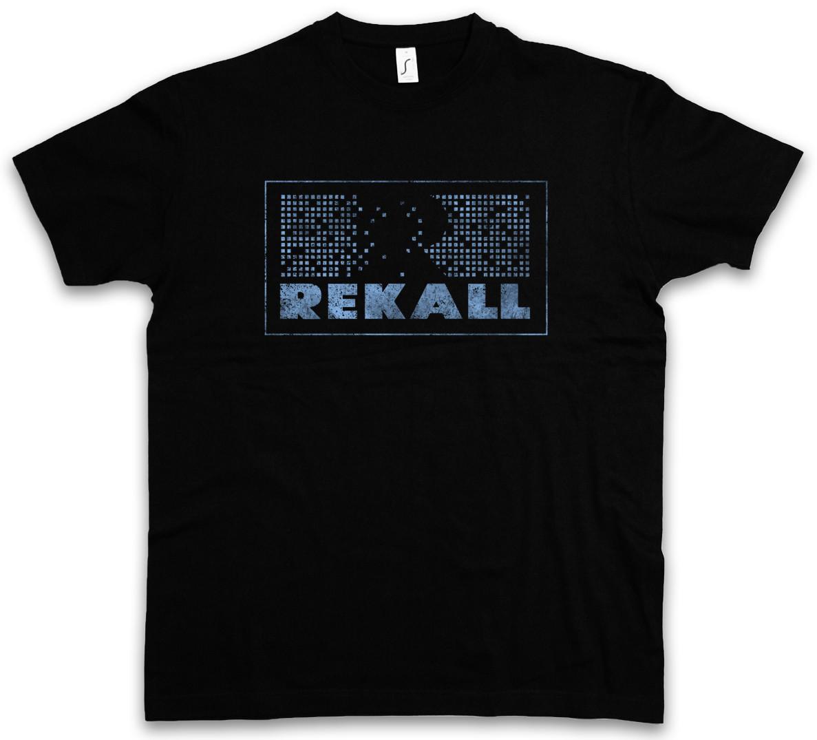 REKALL LOGO T-SHIRT Total Arnold Recall Sign Insignia Logo Company XL