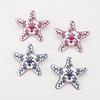 High Grade Design Starfish Flower Oil Drip Earrings European American Style Elegant Vacation All Match Women Ear Jewelry