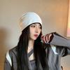 New Men's and Women's Autumn and Winter Pile Hats Korean Style Japanese Style Cotton Cold Hat Confinement Headband Pullover Hat
