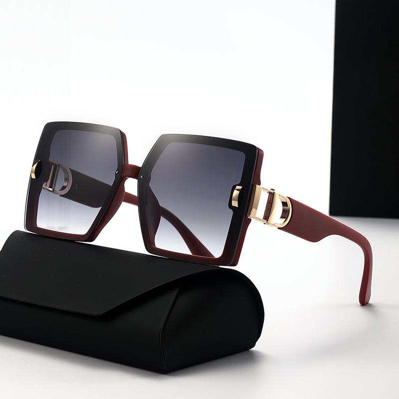 New High-End Large Frame D-Mill Sunglasses For Women(Ds-25022)