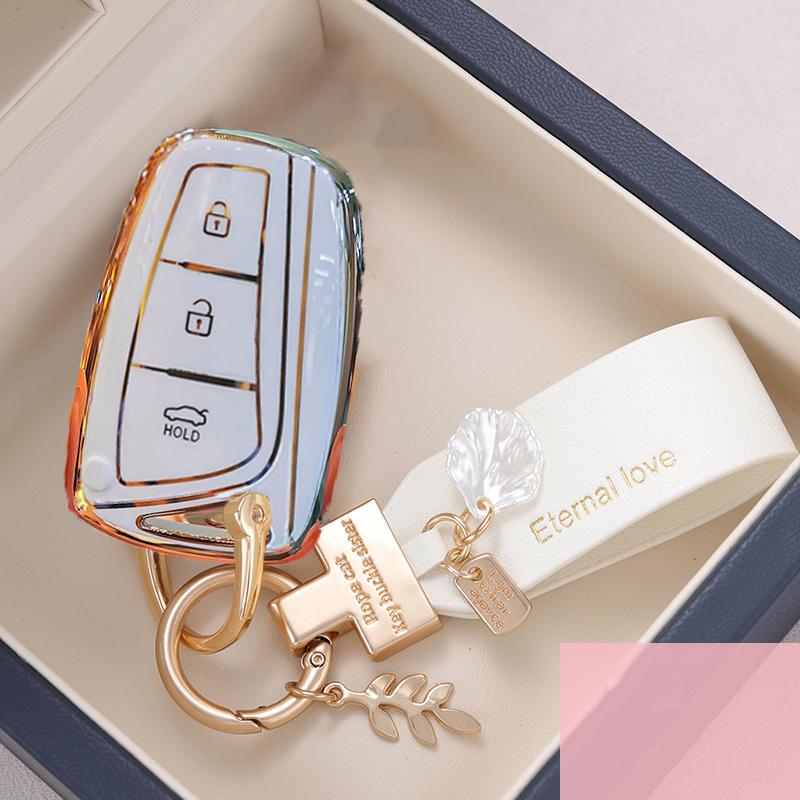 

Tpu Car Key Case Cover For Hyundai Grand Santa Fe 3 Dm Ix45 Ix35 Genesis Dh Grandeur Azera Hg Equus 2013 - Accessories