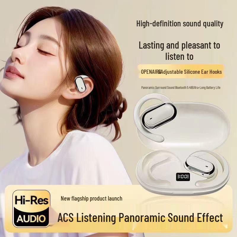 

TikTok X96 Wireless In-ear Sport Headphones - Long Battery Life, Noise-Canceling, Black Tech. Black