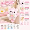 Kitten Pendant Plush Cat Keychain Soft Plush Plush Animal Keyring  Backpack Accessories