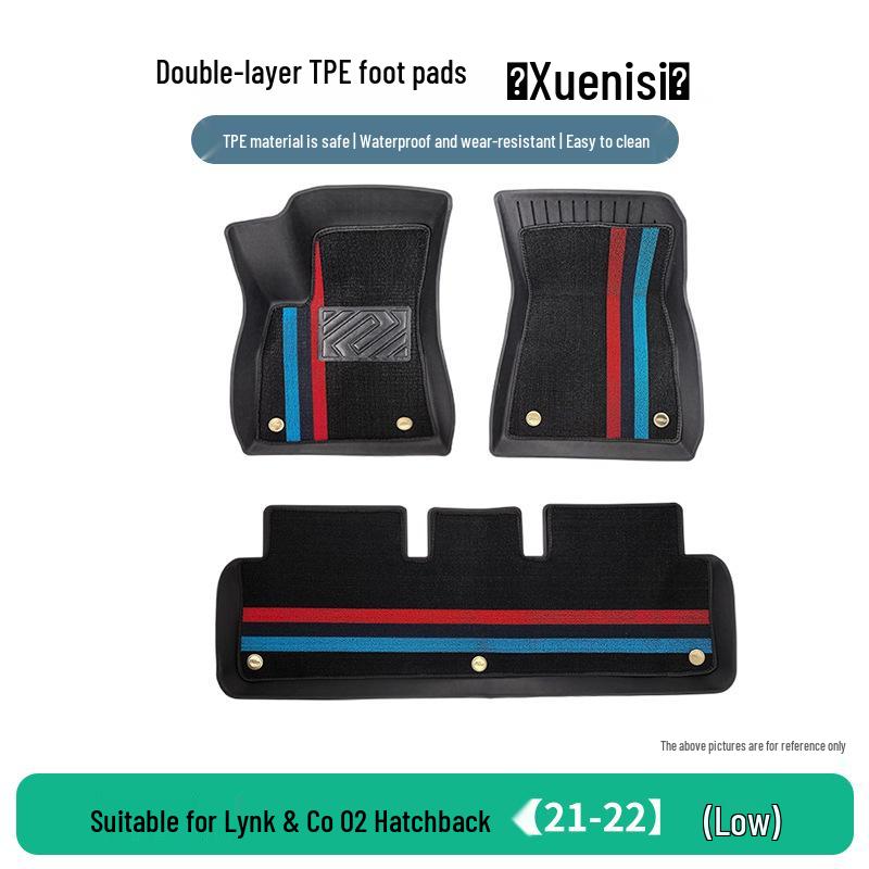 Lynk & Co 02 Hatchback 21-22 Niedriges Modell TPE Kratzfeste Fußmatten