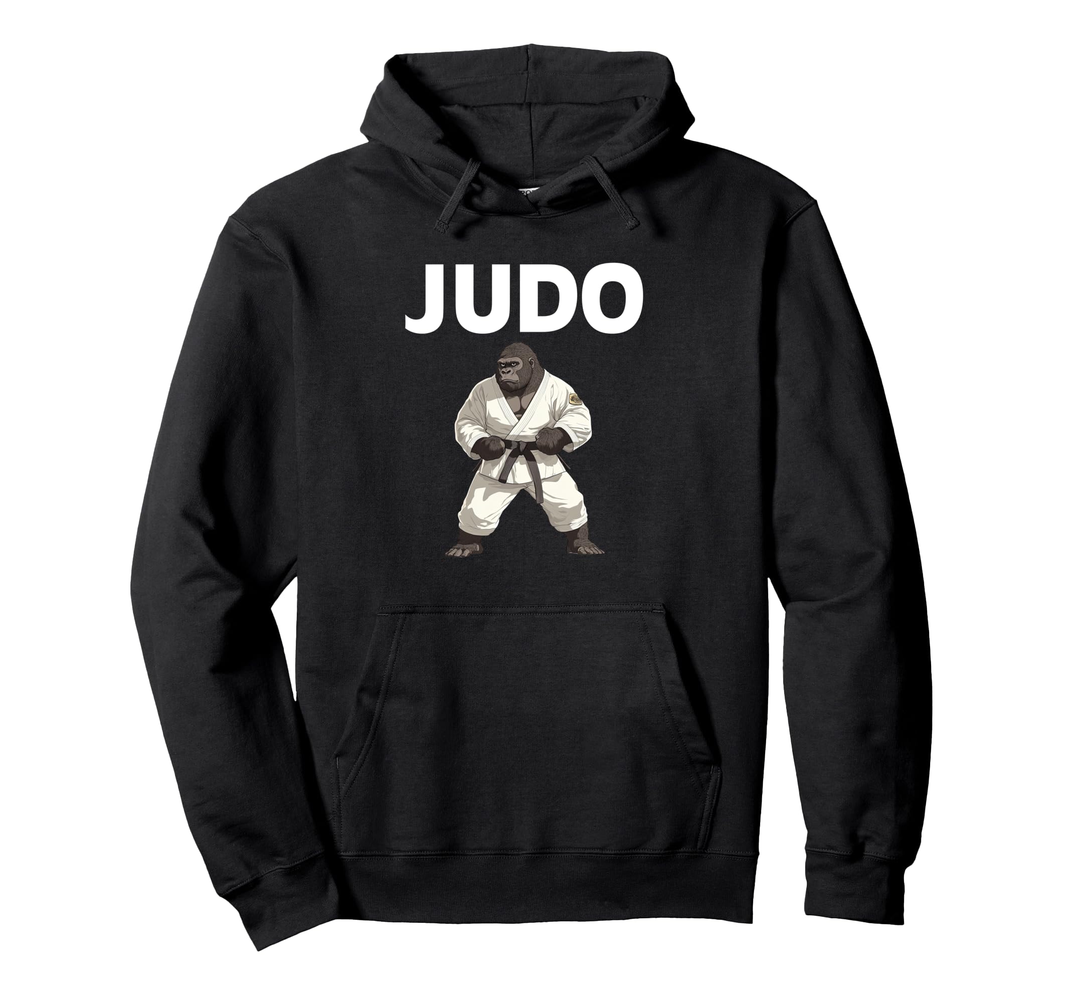 

Gorilla in Judo Gi Grappling Gorilla Hoodie - чёрный
