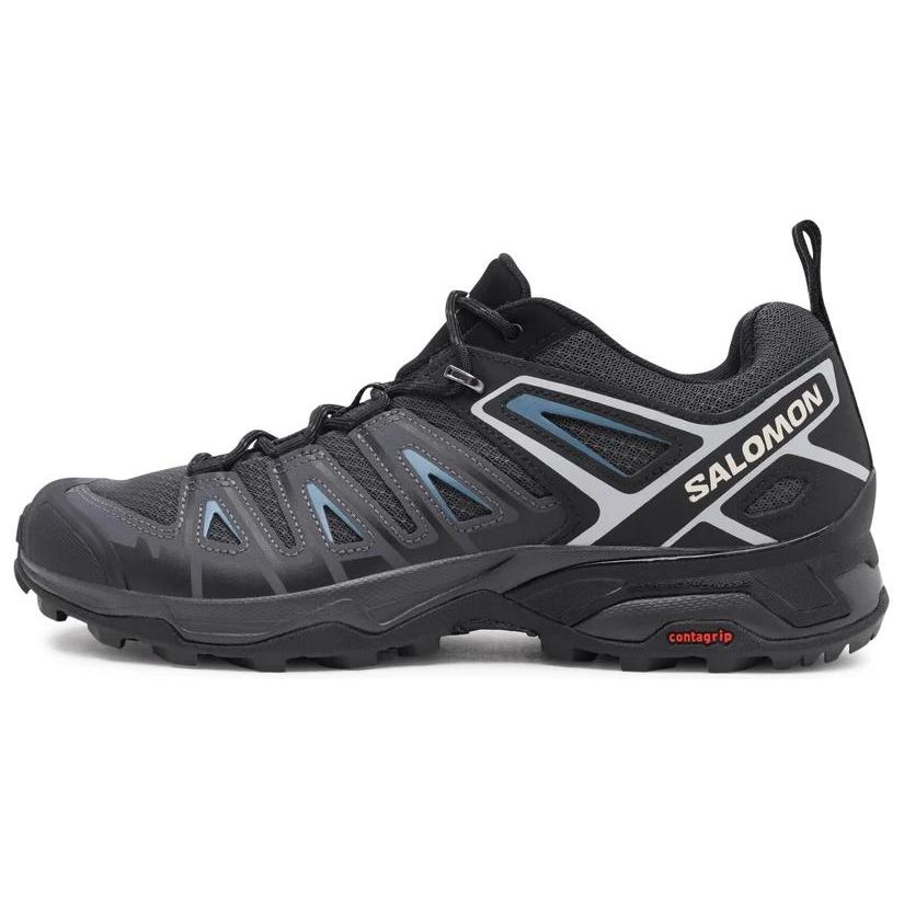 SALOMON X Ultra Pioneer Black Blue Ashes Men Sneakers Ebony L47197200