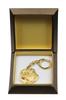Griffon Bruxellois, Brussels Griffon I - Gilded Key Ring with Dog In Gift Box, Handbag Decoration, Luxury Accessory by Art-Dog Brand