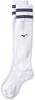 Soccer Navy [Mizuno] Kids' Socks, 18.0-21.0 Cm, P2MX8054, White/Dress