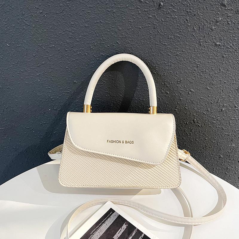 High texture casual fashion versatile handbag women's simple temperament daily commuting shoulder messenger bag