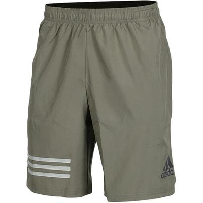 Striped Mid-Rise Drawstring Breathable Casual Shorts Men Shorts Army-Green DH0208