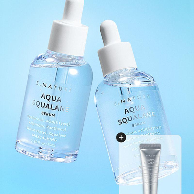 

Esnature Aqua Squalane Serum 100ml 2-piece set (+ 30ml moisturizing cream included)
