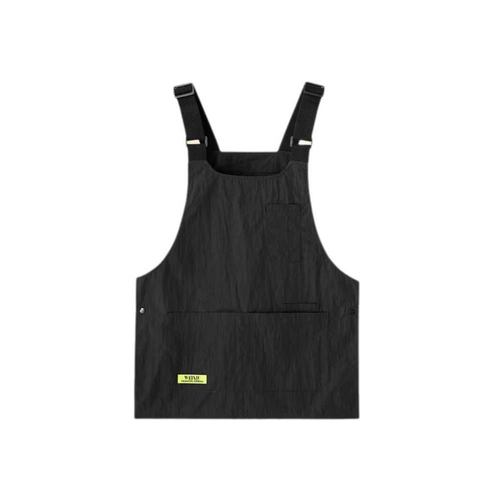 

Multiple Pockets Vest Apron Japanese Style Cooking Apron Resistant Dirt Apron Kitchen