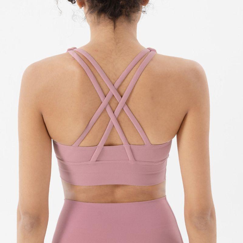 With Chest Pad Spring and Summer New Yoga Clothes Intimates Sports Push up Bras Anti-Vibation Shaping Vest Running Vest Fitness