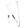 Pull Rod and Dual Spring Governor Kit for 168F 170F Engine Types Used Across Generator Pump Tiller and Concrete Trowel Systems