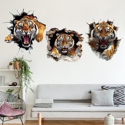 Car Tiger Car Sticker Tiger Head Cute Sticker Funny Car Body Sticker