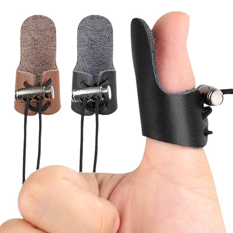 Bow and Arrow Finger Guard Double-layer Thickened Archery Reflex Bow Independent Finger Guard Sports Fitness Elastic Adjustable Bow and Arrow Guard