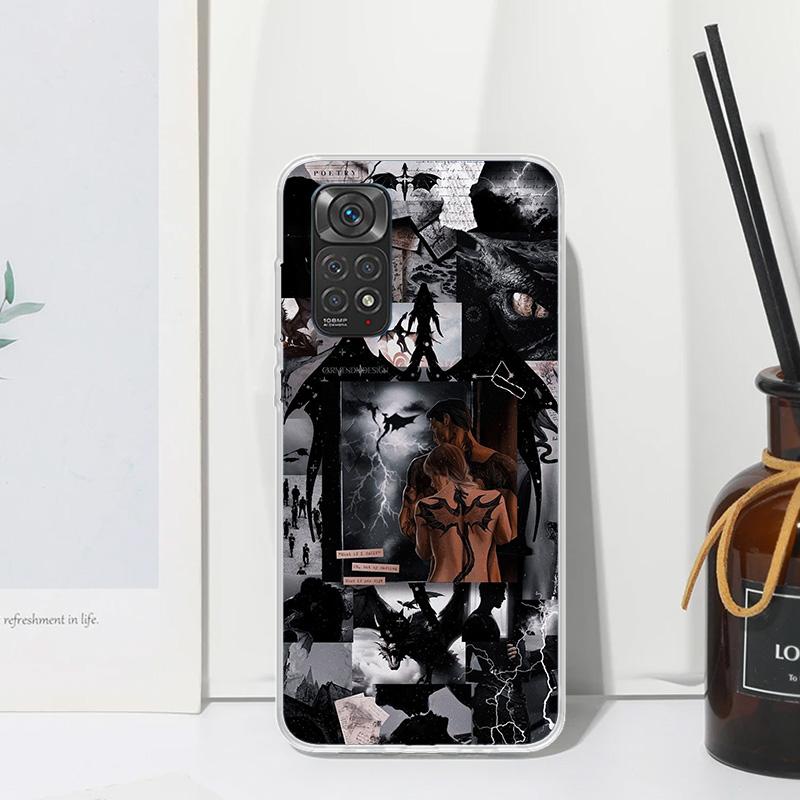 

F-Fourth W-Wing Dragon Phone Case For Xiaomi Redmi Note 15 13 14S 14 Pro Plus 12S 11S 10S 12 11E 10 11T Art Fundas Back Cover Re Note 15 Pro Plus