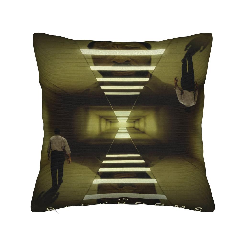 Decorative Pillowcase Backrooms Horror Movie 2026 Merch Sofa  Pillow Case Cover Square Multi-Size