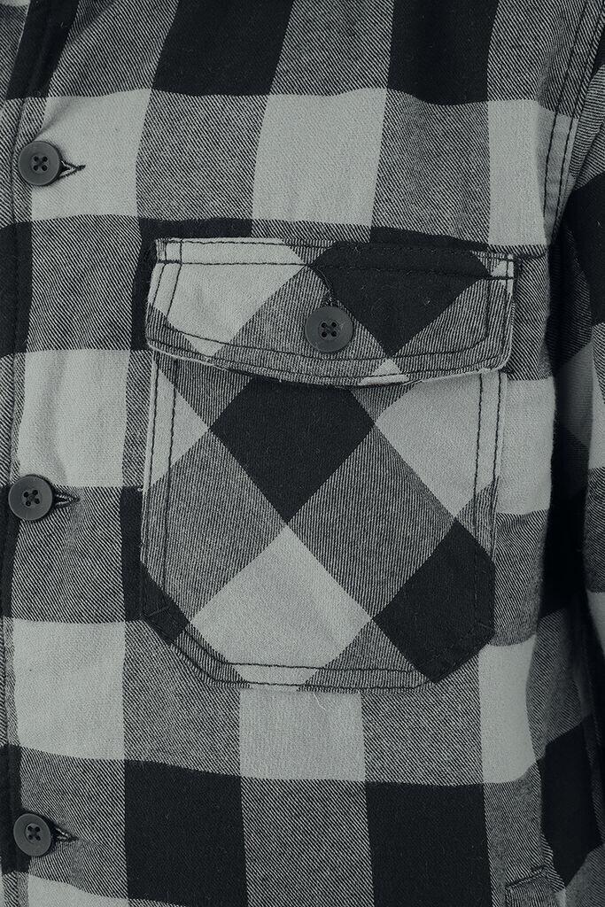 Зимняя куртка Brandit Lumberjacket (9478) black/charcoal