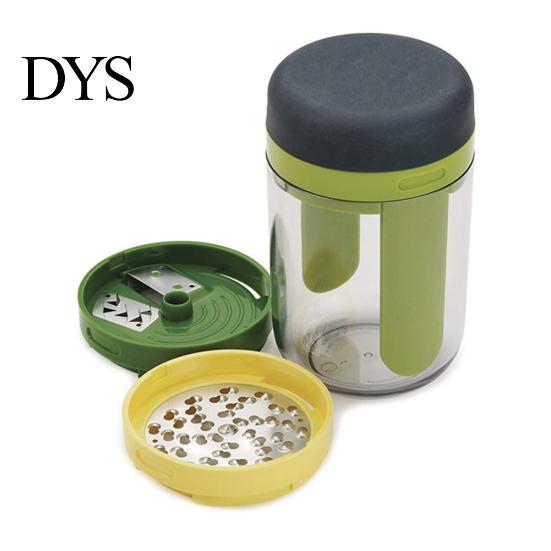 Home Handheld 3 In 1 Carrot Cucumber Spiral Grater Cutter Vegetable Fruit Slicer