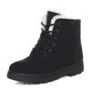 Plateau-Stiefel Winter Warme Pelz-Stiefeletten für Damen Schneestiefel Übergröße 36-44 Niedriger Absatz Botas Mujer Schuhe für Damen
