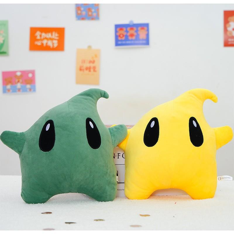 New Cute Super Mario Luma Plush Doll Soft Stuffed Lumalee Star Figure Toy with Big Eyes for Nintendo Fans Kids Birthday Present Party Decorations