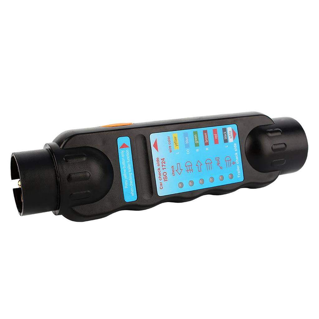 12V Trailer Tester 7 Pin Adapter Diagnostic Tools Wiring Check Light Test Plug Socket Car Truck Caravan Accessories Universal