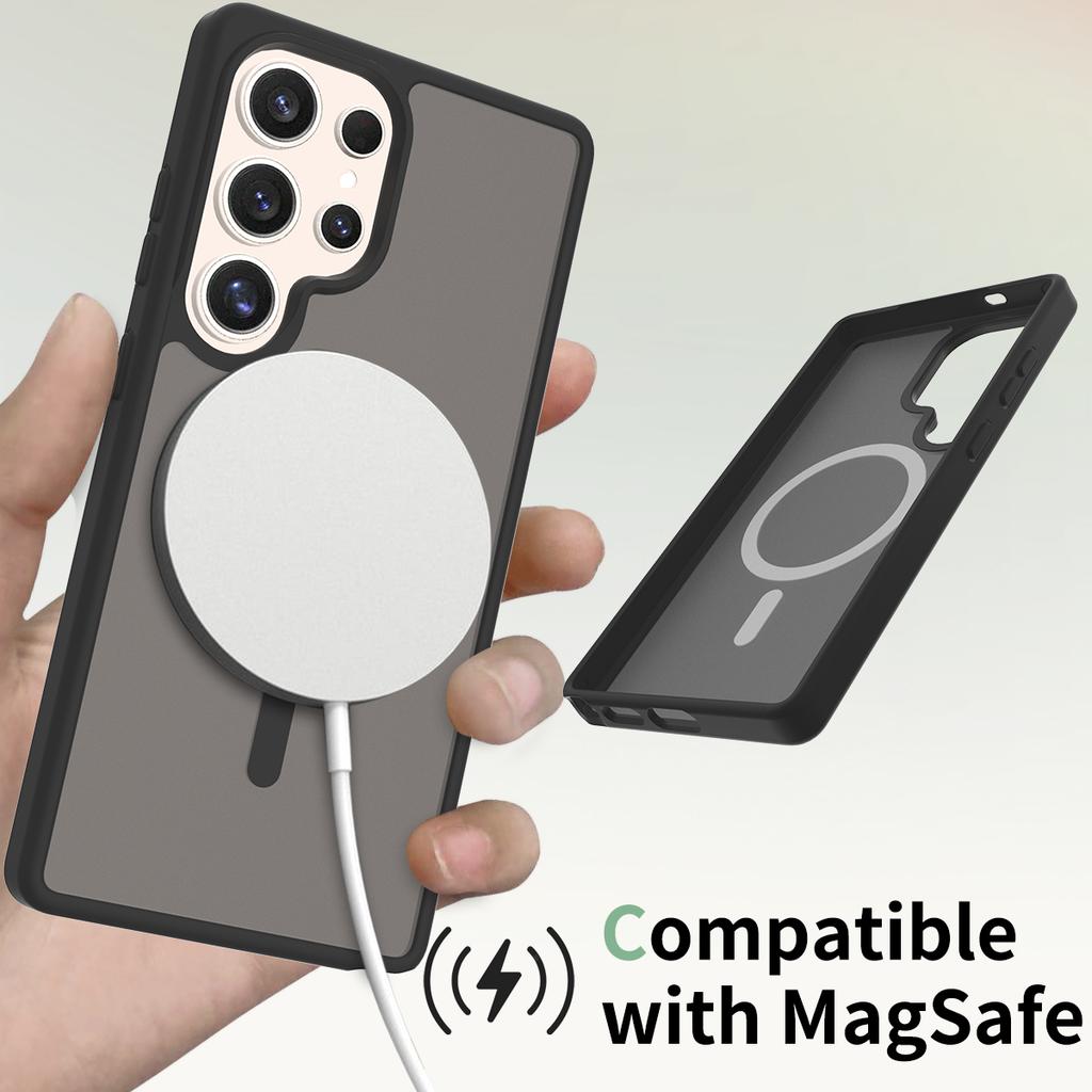 Magnetic Phone Case for Magsafe Mag Safe Samsung Galaxy S26 Ultra S25 Plus S24 Fe A15 A16 A17 A26 A35 A36 A56 A37 A55A57 Matte Phone Cover Accessories