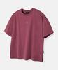 GRANDIOSITY Heavy Pigment Detail Oversized Short Sleeve T-Shirt (Dust Pink)
