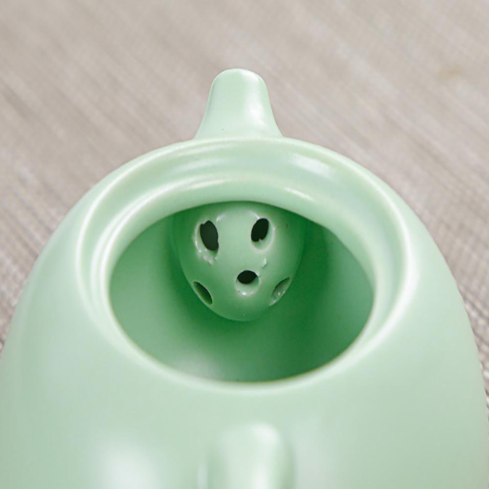 Tea Sets Teapot Teacup Solid Color With Ceramics Heat-resistant Simple For Hot Water Tea Gift Travel Drinking Utensils