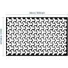 4er-Pack Scheinwerfer Rücklicht Tönung Y Gitter Grafik Rücklicht Lampenabdeckung Folie Auto DIY Selbstklebende Tönfolie Blatt 18,89'' x 11,81'', Schwarz