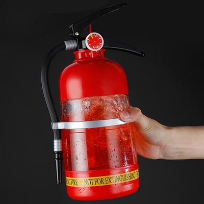 Dispenser di Bevande Creativo a Forma di Estintore da 1,5L per Birra, Vino e Liquori Realizzato in Acrilico Resistente