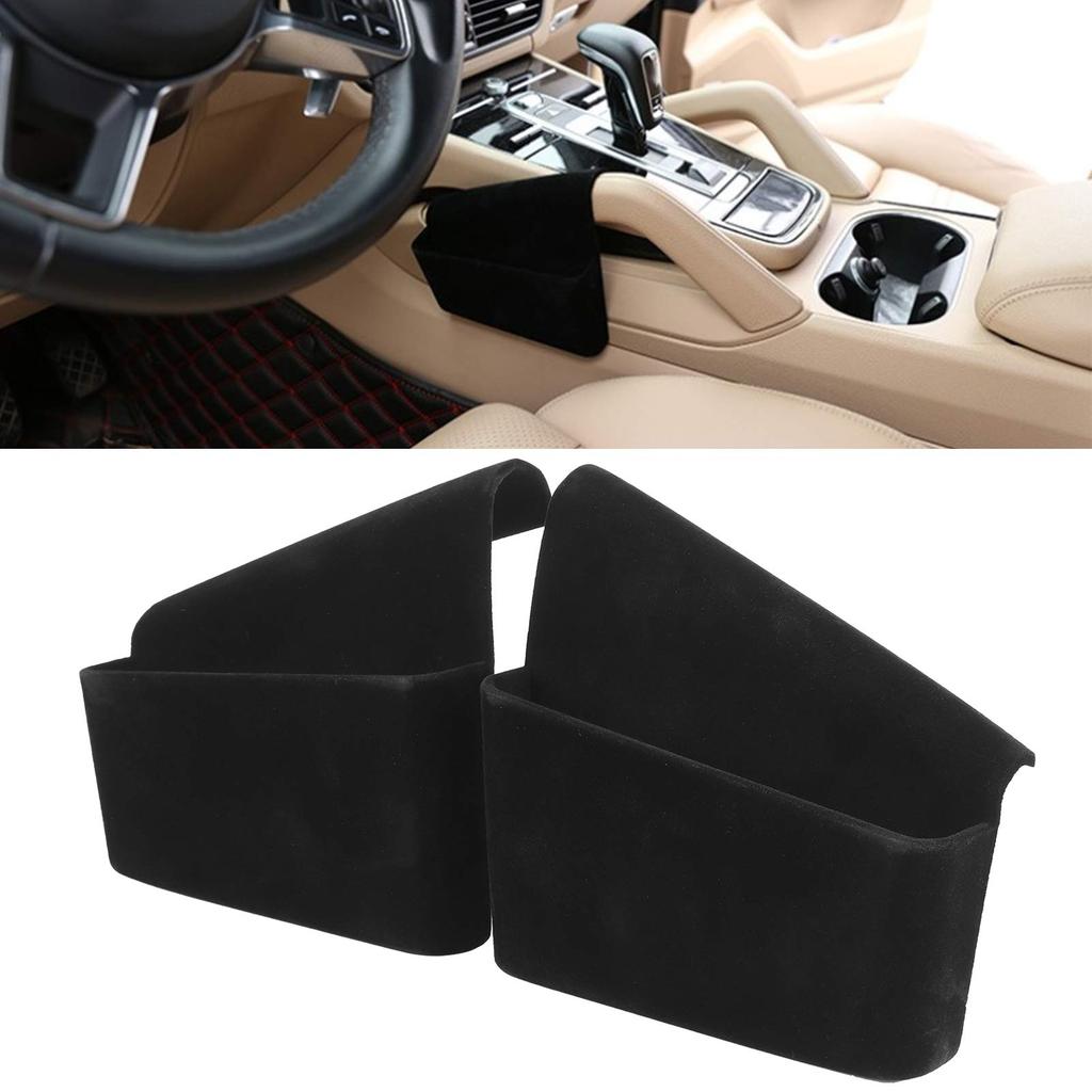 Center Console Hanging Storage Box, 2 Organizer Containers for Porsche Cayenne 2018-2020, Extra Storage