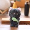 Plush Cat Keychain With Pp Cotton Filling For Bag Decoration And Gift Idea
