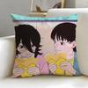 popular manga Look Back Cushion Cover Soft & Easy-Wash Pillow Case – Versatile for Couch, Bed, Travel and Office