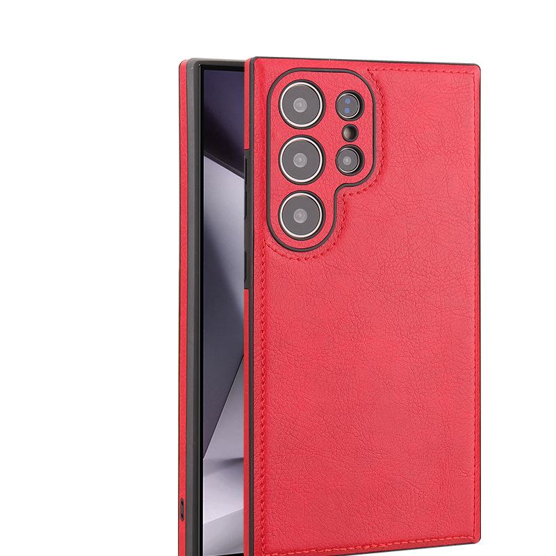 Samsung S11Ultra High-end Leather Pattern Mobile Phone Case Business Leather Case S11/S11Plus All-inclusive Premium Sense