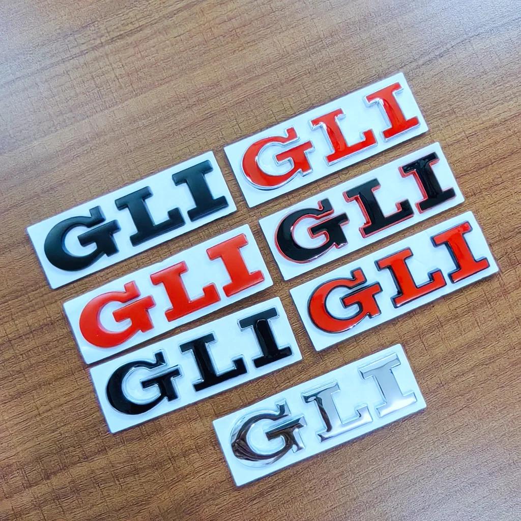 Golf 3 4 MK3 MK4 2026 Hot For VW VOLKSWAGEN 3d Metal Red Logo GLI Emblem Letters Car Trunk Badge Decal For Volkswagen Bora VW Je