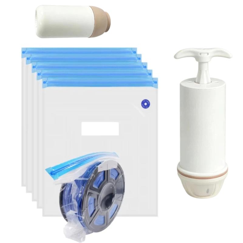 1 Set Dryer Safekeep Humidity Resistant Sealing Bags 3D Printer Filament Storage Bag Pla Abs Petg Vacuum Bag