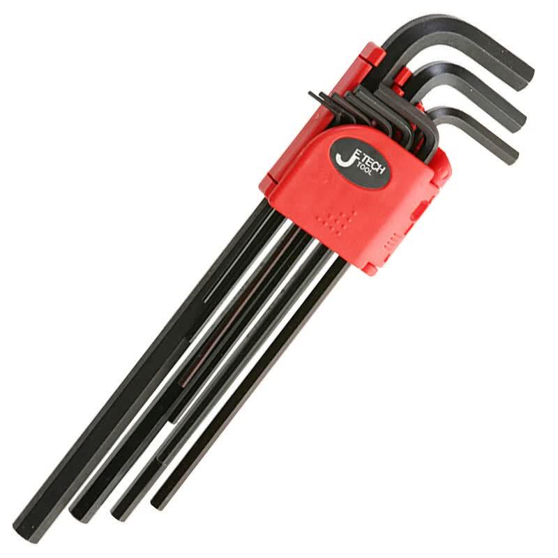 JETECH PS-B9 Flat-Head Hex Key Wrench Set