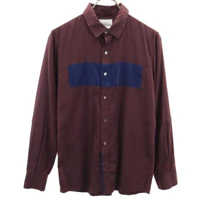 SHAREEF made in Japan Langarmshirt 1 Bordeaux-Serie Herren Gebraucht