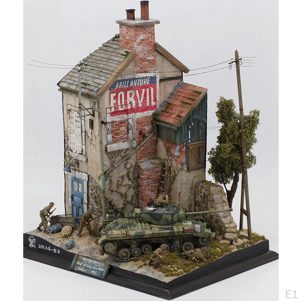 1:35 Scene Assembly Building For Table Model Accessory