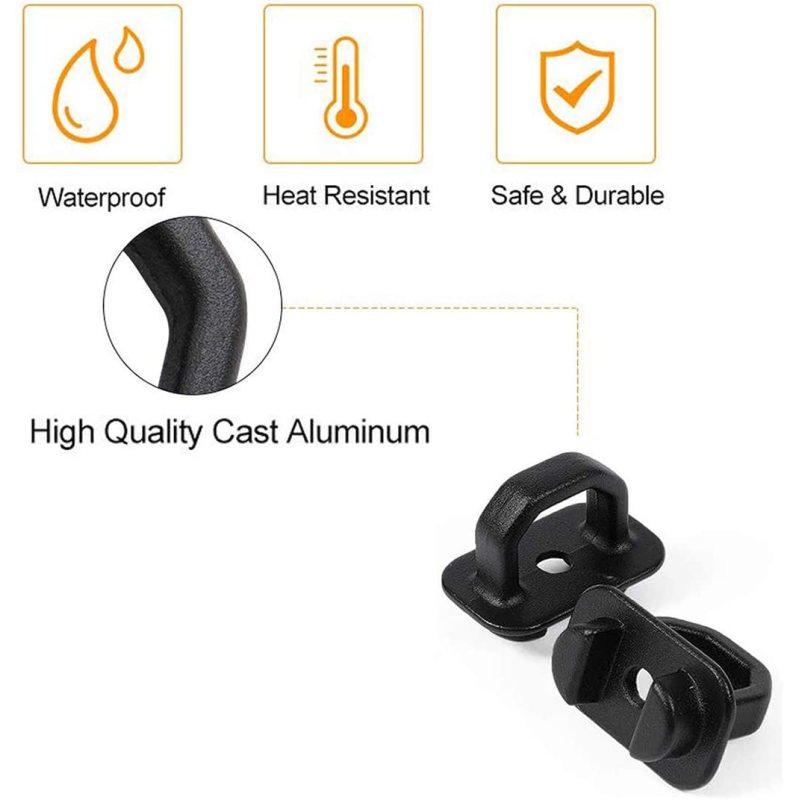 4pcs Tie Down Anchors Truck Bed Side Wall Anchors For CHEVY SILVERADO GMC SIerra